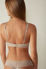 Underwear CA Intimissimi Women Lara Cotton Triangle Bra 112I-Natural Blend DD6R6T787 - Image 5