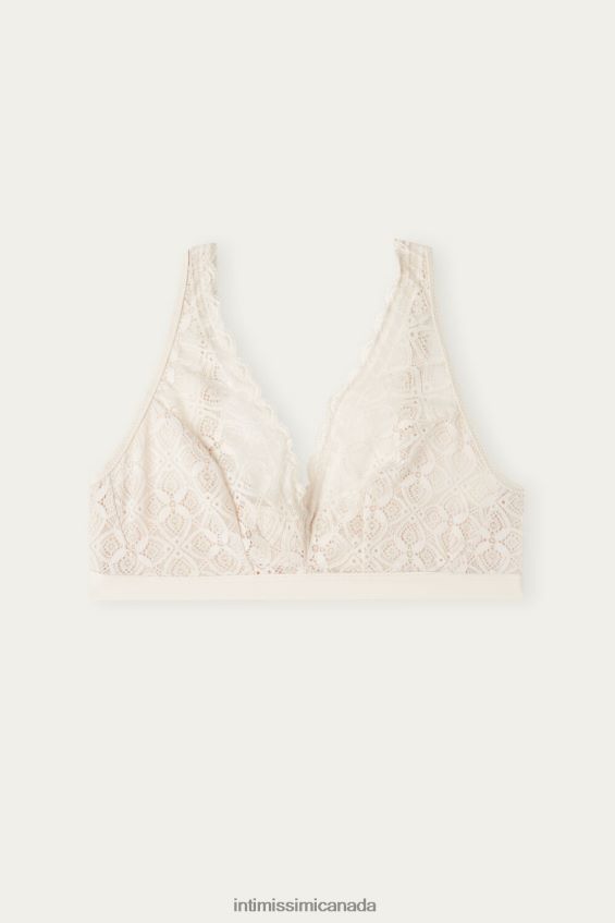 Underwear CA Intimissimi Women Lara Lace Triangle Bra 2280-Pink Silk DD6R6T671 - Image 6