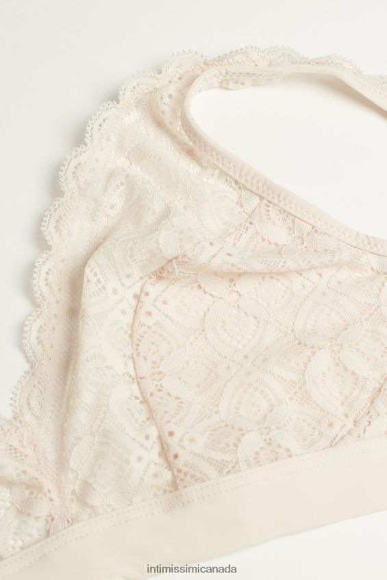 Underwear CA Intimissimi Women Lara Lace Triangle Bra 2280-Pink Silk DD6R6T671 - Image 7