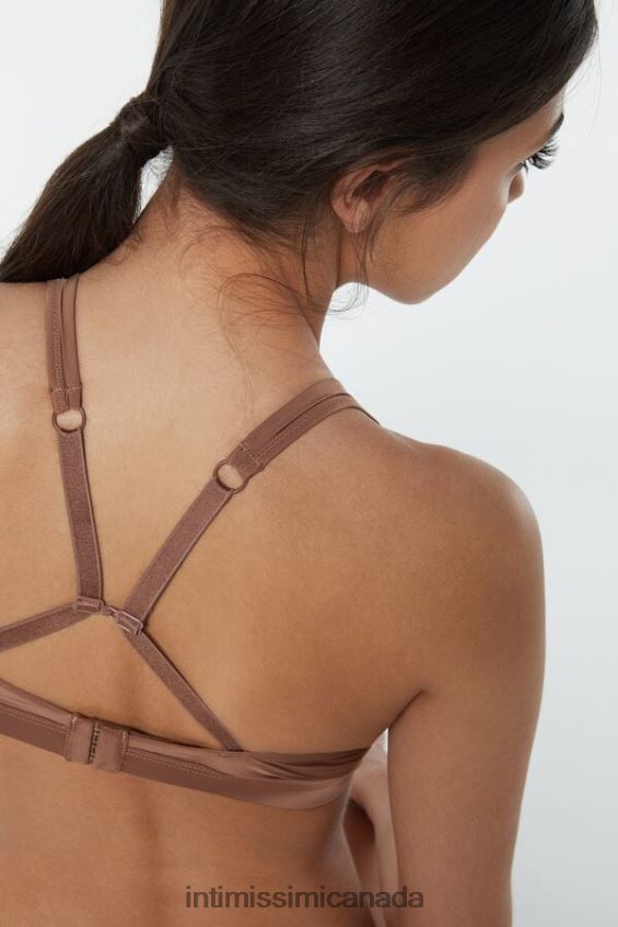 Underwear CA Intimissimi Women Lara Ultralight Microfibre Triangle Bra 502I-Dark Beige DD6R6T771 - Image 3