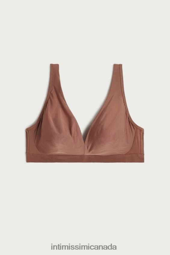 Underwear CA Intimissimi Women Lara Ultralight Microfibre Triangle Bra 502I-Dark Beige DD6R6T771 - Image 5