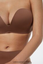 Underwear CA Intimissimi Women Laura Microfibre Bandeau Bra 502I-Dark Beige DD6R6T770 - Image 3