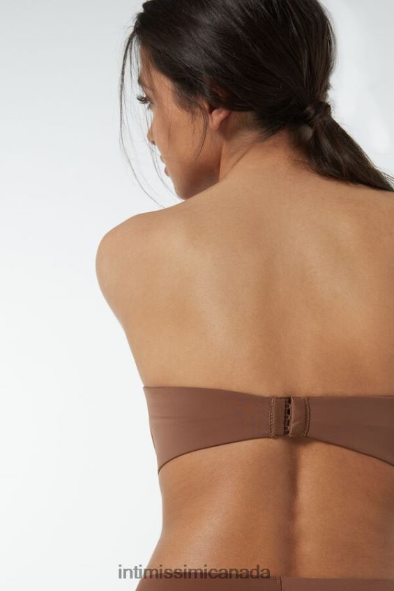 Underwear CA Intimissimi Women Laura Microfibre Bandeau Bra 502I-Dark Beige DD6R6T770 - Image 4