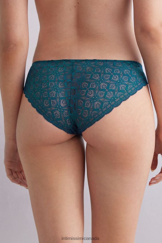 Underwear CA Intimissimi Women Low-Rise Lace Briefs 346J-Teal Blue DD6R6T863 - Image 4