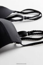 Underwear CA Intimissimi Women Mia Silk Super Push-Up Bra 019-Black DD6R6T796 - Image 7