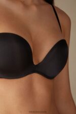 Underwear CA Intimissimi Women Monica Ultralight Microfibre Bandeau Bra 019-Black DD6R6T734 - Image 4