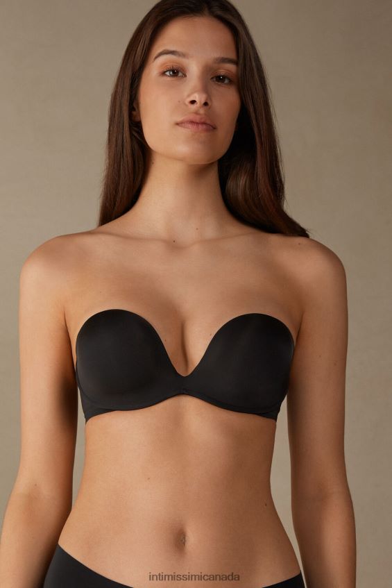 Underwear CA Intimissimi Women Monica Ultralight Microfibre Bandeau Bra 019-Black DD6R6T734 - Image 1