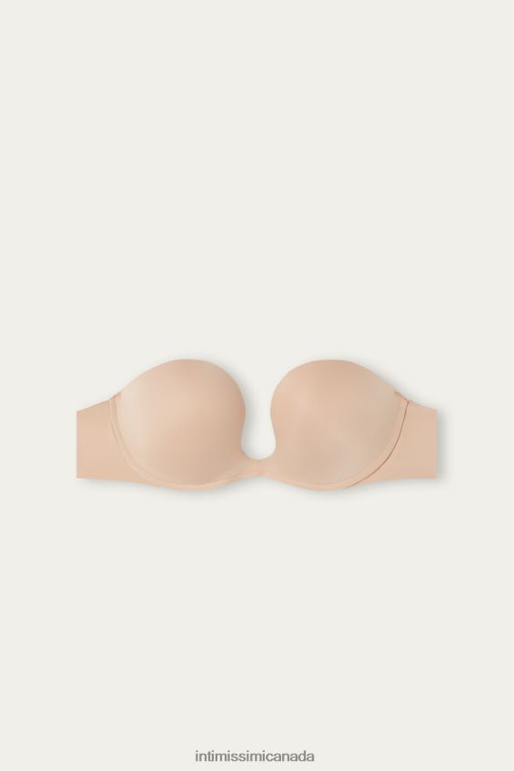 Underwear CA Intimissimi Women Monica Ultralight Microfibre Bandeau Bra 044-Soft Beige DD6R6T733 - Image 6
