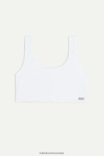 Underwear CA Intimissimi Women Natural Cotton Bra 001-White DD6R6T748 - Image 6