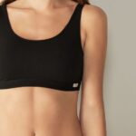 Underwear CA Intimissimi Women Natural Cotton Bra 019-Black DD6R6T757