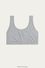 Underwear CA Intimissimi Women Natural Cotton Bra 031-Light Grey Melange DD6R6T751 - Image 5