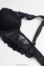 Underwear CA Intimissimi Women Pretty Flowers Sofia Balconette Bra 019-Black DD6R6T685 - Image 7