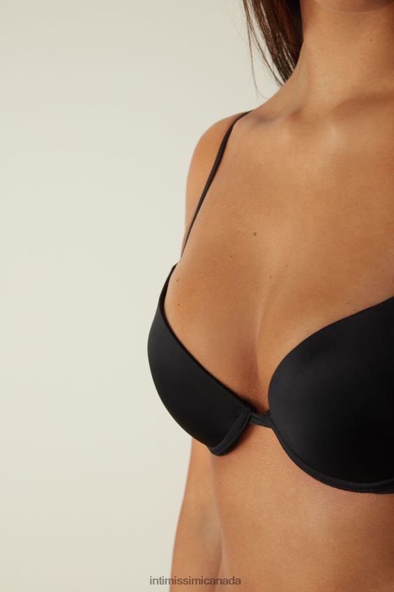 Underwear CA Intimissimi Women Simona Microfibre Super Push-Up Bra 019-Black DD6R6T817 - Image 4
