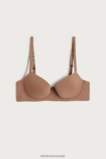 Underwear CA Intimissimi Women Sofia Microfibre Padded Balconette Bra 417I-Medium Beige DD6R6T773 - Image 6
