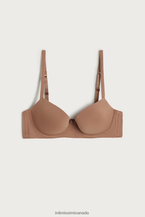 Underwear CA Intimissimi Women Sofia Microfibre Padded Balconette Bra 417I-Medium Beige DD6R6T773 - Image 6