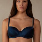 Underwear CA Intimissimi Women Sofia Silk Balconette Bra 1467-Intense Blue DD6R6T627