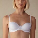 Underwear CA Intimissimi Women Sofia Ultralight Microfibre Balconette Bra 001-White DD6R6T648