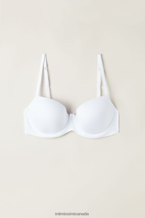 Underwear CA Intimissimi Women Sofia Ultralight Microfibre Balconette Bra 001-White DD6R6T648 - Image 5