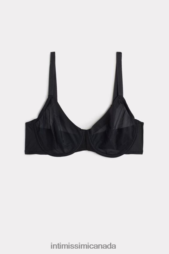 Underwear CA Intimissimi Women Sveva Invisible Touch Balconette Bra 019-Black DD6R6T779 - Image 6