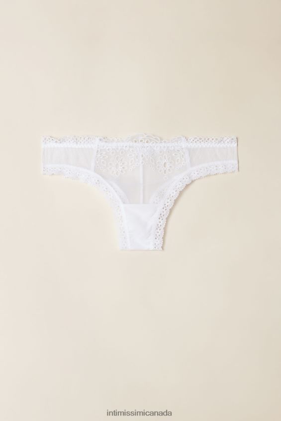 Underwear CA Intimissimi Women Timeless Simplicity Brazilian Briefs 001-White DD6R6T930 - Image 5