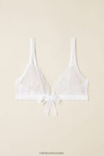 Underwear CA Intimissimi Women Timeless Simplicity Triangle Bra 001-White DD6R6T528 - Image 5