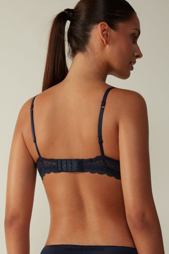 Underwear CA Intimissimi Women Tiziana Lace Triangle Bra 1467-Intense Blue DD6R6T717 - Image 5