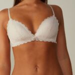 Underwear CA Intimissimi Women Tiziana Lace Triangle Bra 2280-Pink Silk DD6R6T709