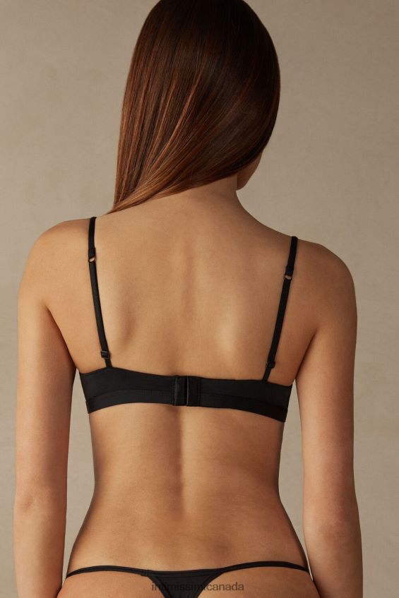 Underwear CA Intimissimi Women Tiziana Microfibre Triangle Bra 019-Black DD6R6T823 - Image 5