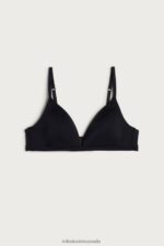 Underwear CA Intimissimi Women Tiziana Microfibre Triangle Bra 019-Black DD6R6T823 - Image 6
