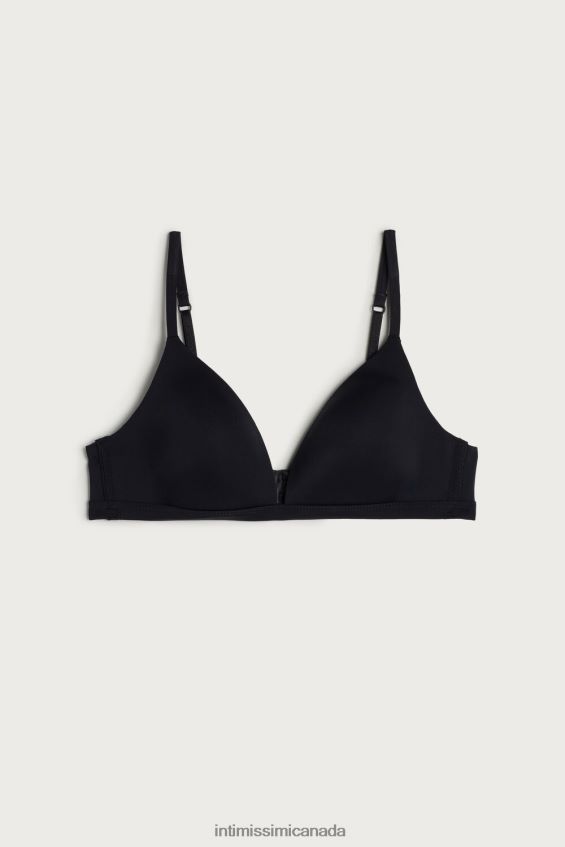 Underwear CA Intimissimi Women Tiziana Microfibre Triangle Bra 019-Black DD6R6T823 - Image 6