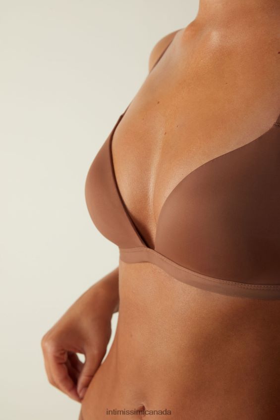 Underwear CA Intimissimi Women Tiziana Microfibre Triangle Bra 502I-Dark Beige DD6R6T729 - Image 3