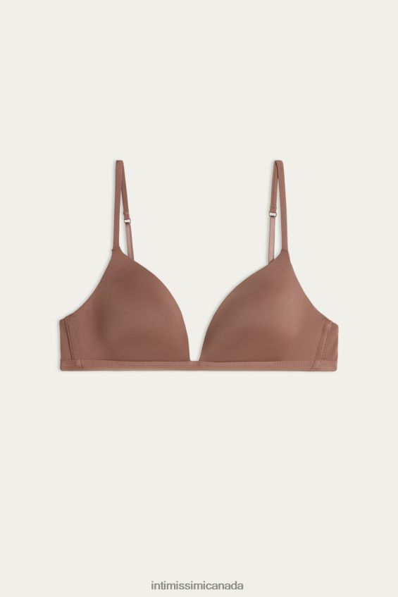 Underwear CA Intimissimi Women Tiziana Microfibre Triangle Bra 502I-Dark Beige DD6R6T729 - Image 6