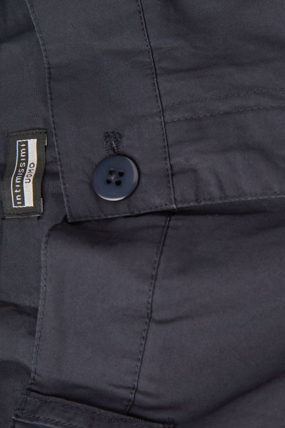 Apparel CA Intimissimi Men Cotton Cargo Shorts 7520-Blue DD6R6T172