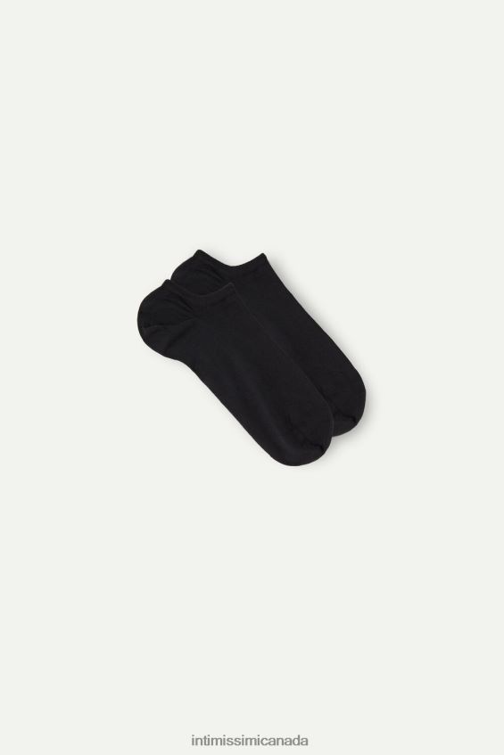 Socks CA Intimissimi Men Supima Cotton Socks 019-Black DD6R6T362