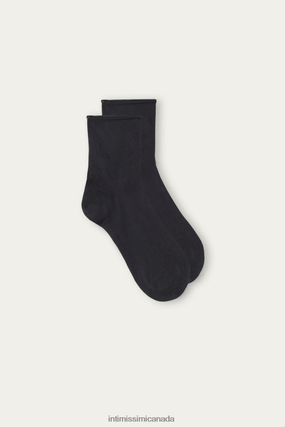 Socks CA Intimissimi Men Extra-Short Stretch Supima Cotton Socks 780-Charcoal Grey DD6R6T343