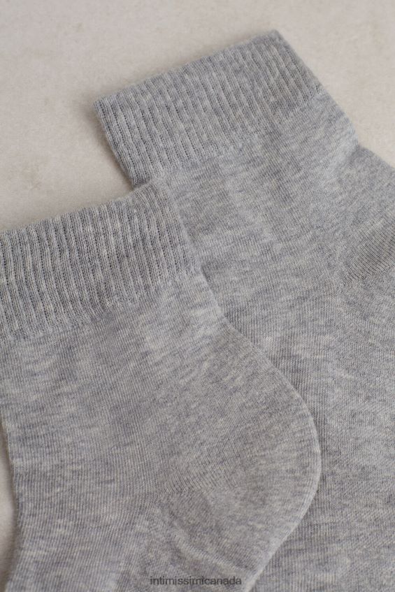 Socks CA Intimissimi Men Extra-Short Terry Cotton Socks 2000-Grey Fleece DD6R6T366