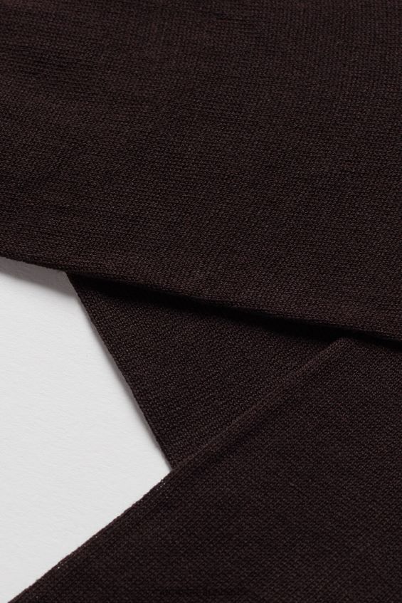 Socks CA Intimissimi Men Short Sateen Cotton Lisle Socks 015-Brown DD6R6T400