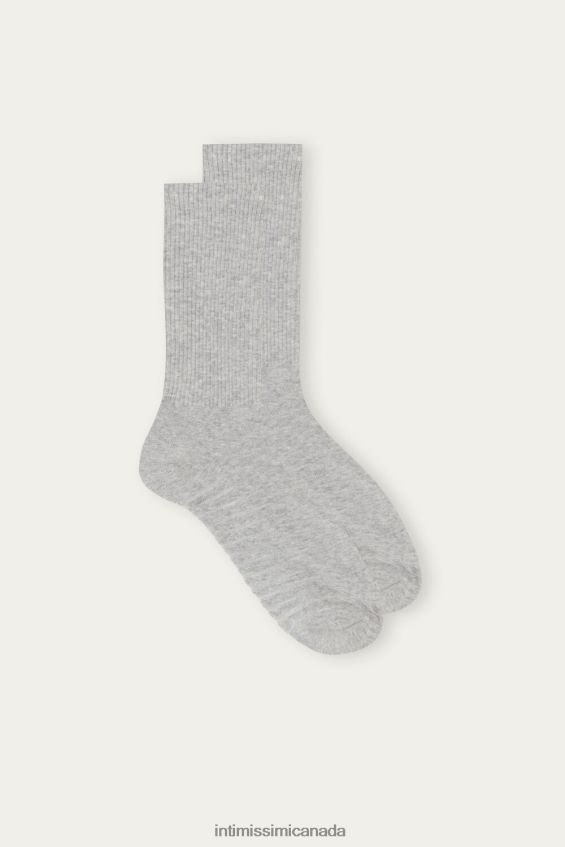 Socks CA Intimissimi Men Terry Cotton Short Socks 2000-Grey Fleece DD6R6T355