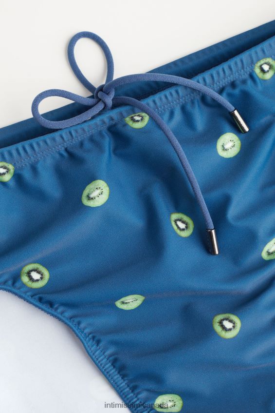 Apparel CA Intimissimi Men Kiwi-Print Swim Briefs 286J-Kiwi Fruit-Print Pacific Blue DD6R6T437