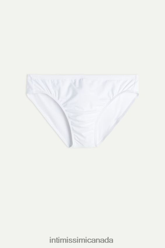Apparel CA Intimissimi Men Plain Swim Briefs 001-White DD6R6T449