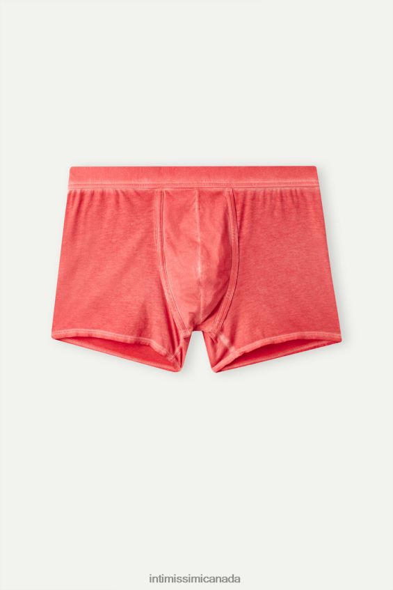 Underwear CA Intimissimi Men Natural Fresh Supima Cotton Boxers 318J-Oil Red DD6R6T27