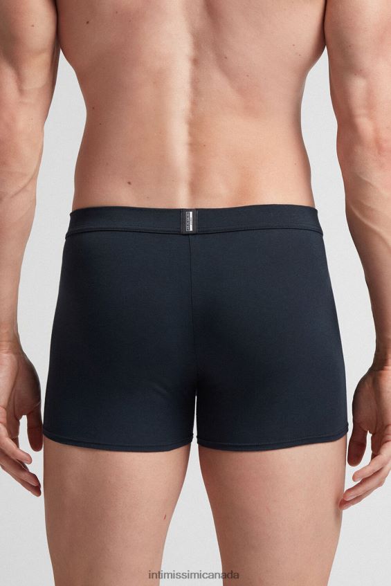 Underwear CA Intimissimi Men Natural Fresh Supima Cotton Boxers 800-Midnight Blue DD6R6T50
