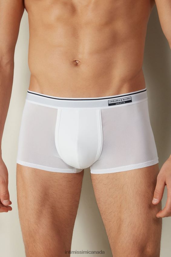 Underwear CA Intimissimi Men Super Fresh Micro-Mesh Boxers 001-White DD6R6T97