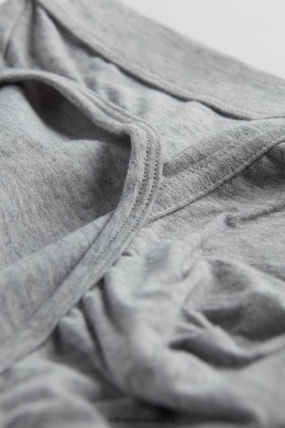 Underwear CA Intimissimi Men Supima Cotton Briefs 031-Light Grey Melange DD6R6T124