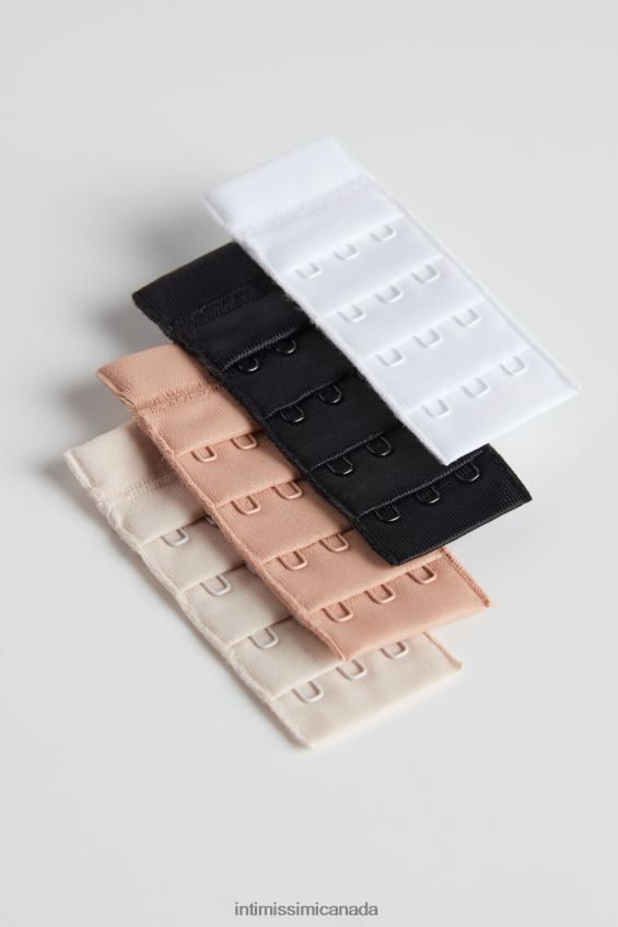 Underwear CA Intimissimi Women Bra Back Extenders with 3 Hooks 880I-White/Black/Soft Beige/Silk Pink DD6R6T606