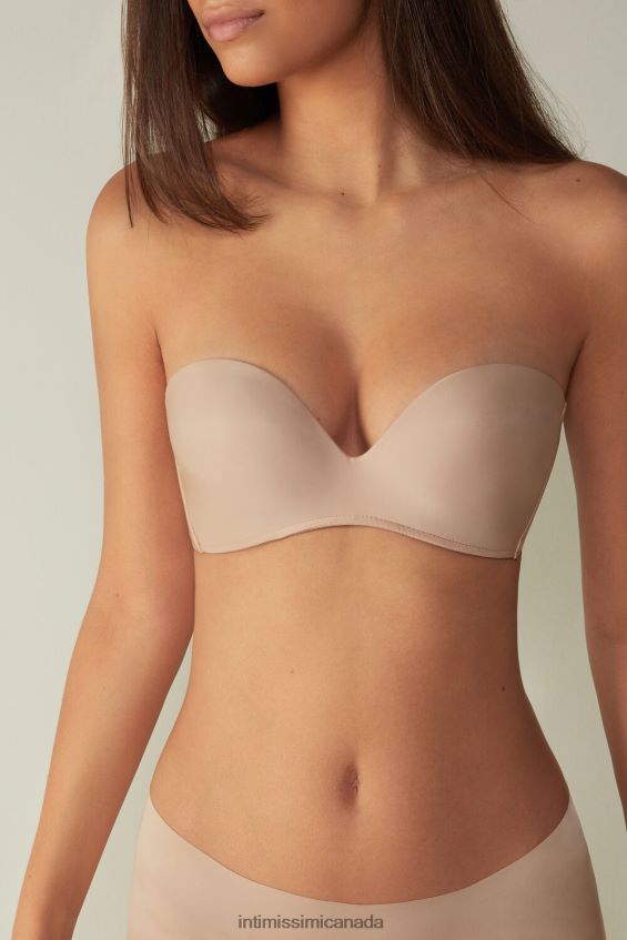 Underwear CA Intimissimi Women Daila Ultralight Microfibre Bandeau Bra 044-Soft Beige DD6R6T759