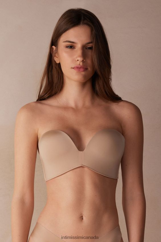 Underwear CA Intimissimi Women Laura Ultralight Microfibre Bandeau Bra 044-Soft Beige DD6R6T469