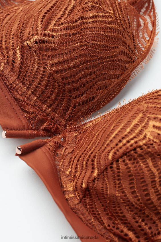Underwear CA Intimissimi Women Elena Go Animalier Balconette Bra 332J-Light Cinnamon DD6R6T459