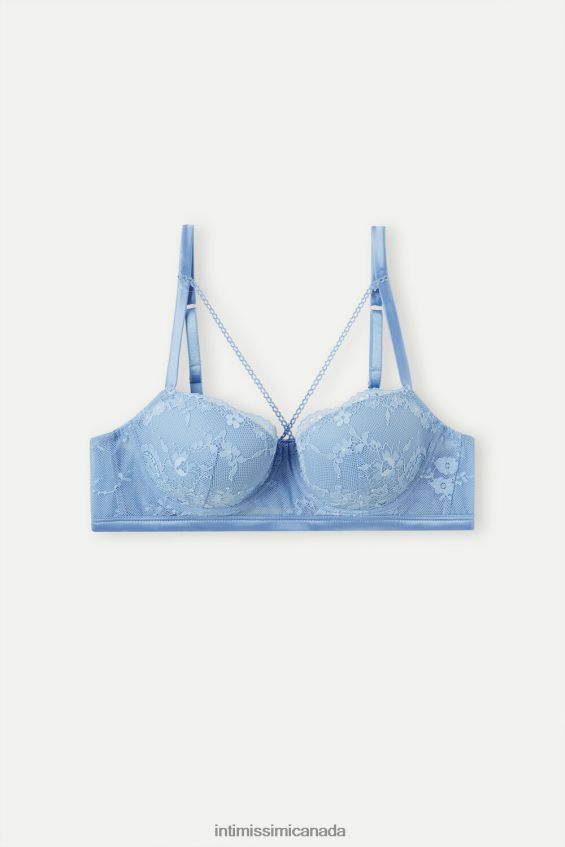 Underwear CA Intimissimi Women Feeling Beautiful Sofia Balconette Bra 211J-Ortensia-Print Blue DD6R6T552