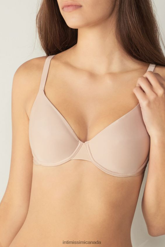 Underwear CA Intimissimi Women Francesca Ultralight Microfibre Balconette Bra 044-Soft Beige DD6R6T764
